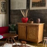 Bamboo round coffee table