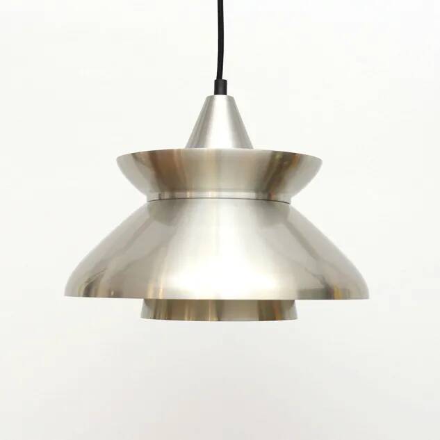 Scandinavian lamp in a champagne gold shade, 1970s