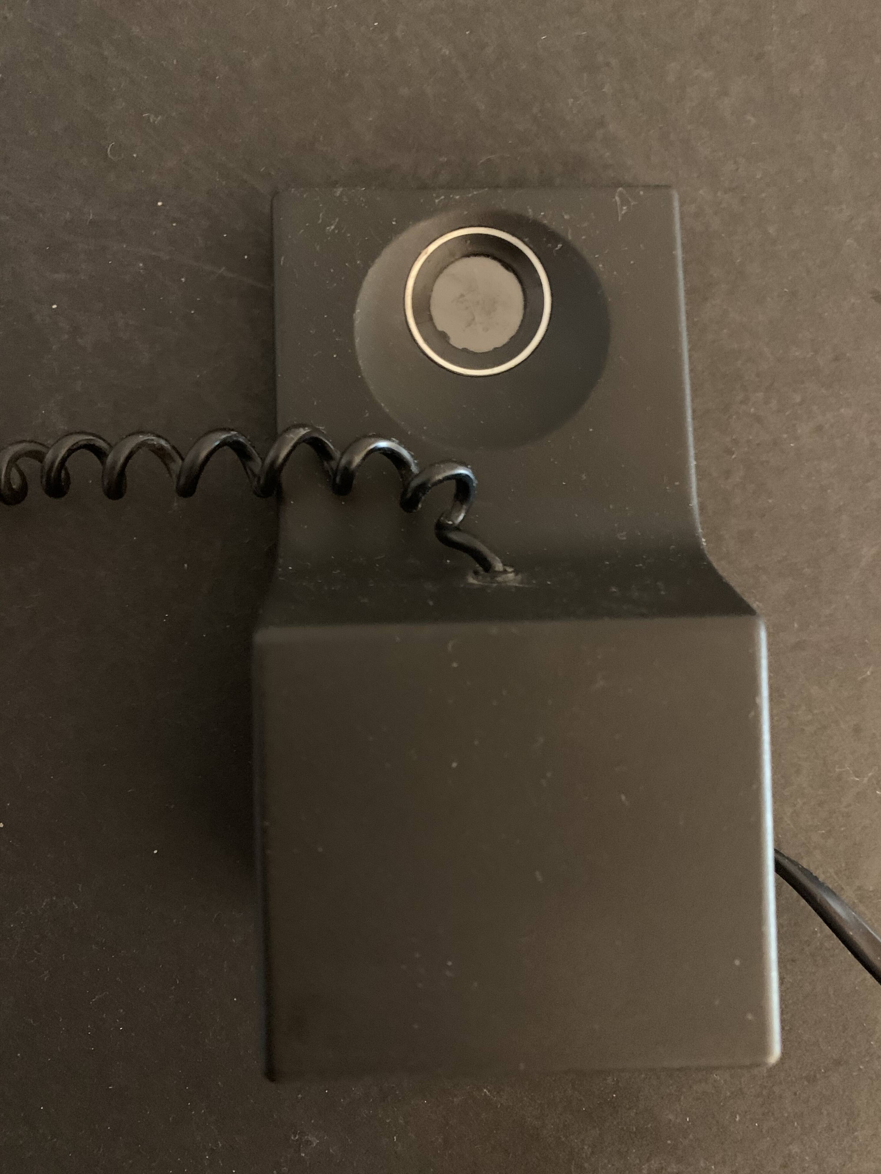 Lampe spot noire articulée Osram 1970