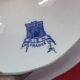 Gien compote dish with peony decoration 24 x 11 cm