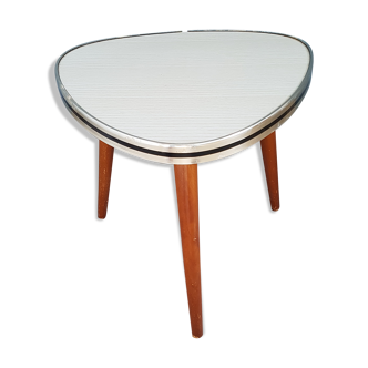 Vintage plant holder formica, tripod, pedestal table