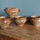 Soup bowls in Puisaye pyrite stoneware by Jean-Pierre Prud'homme