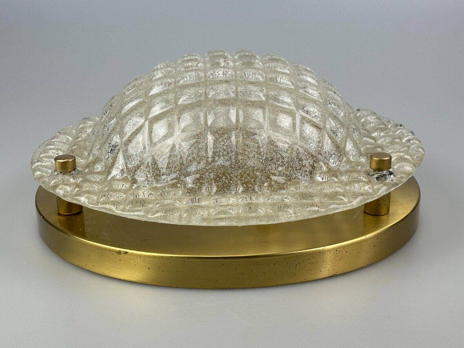 60s 70s Plafoniere ceiling lamp by Fischer Leuchten Germany Space Age