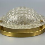 60s 70s Plafoniere ceiling lamp by Fischer Leuchten Germany Space Age