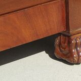 Large library, empire, return from Egypt in mahogany, 4 doors