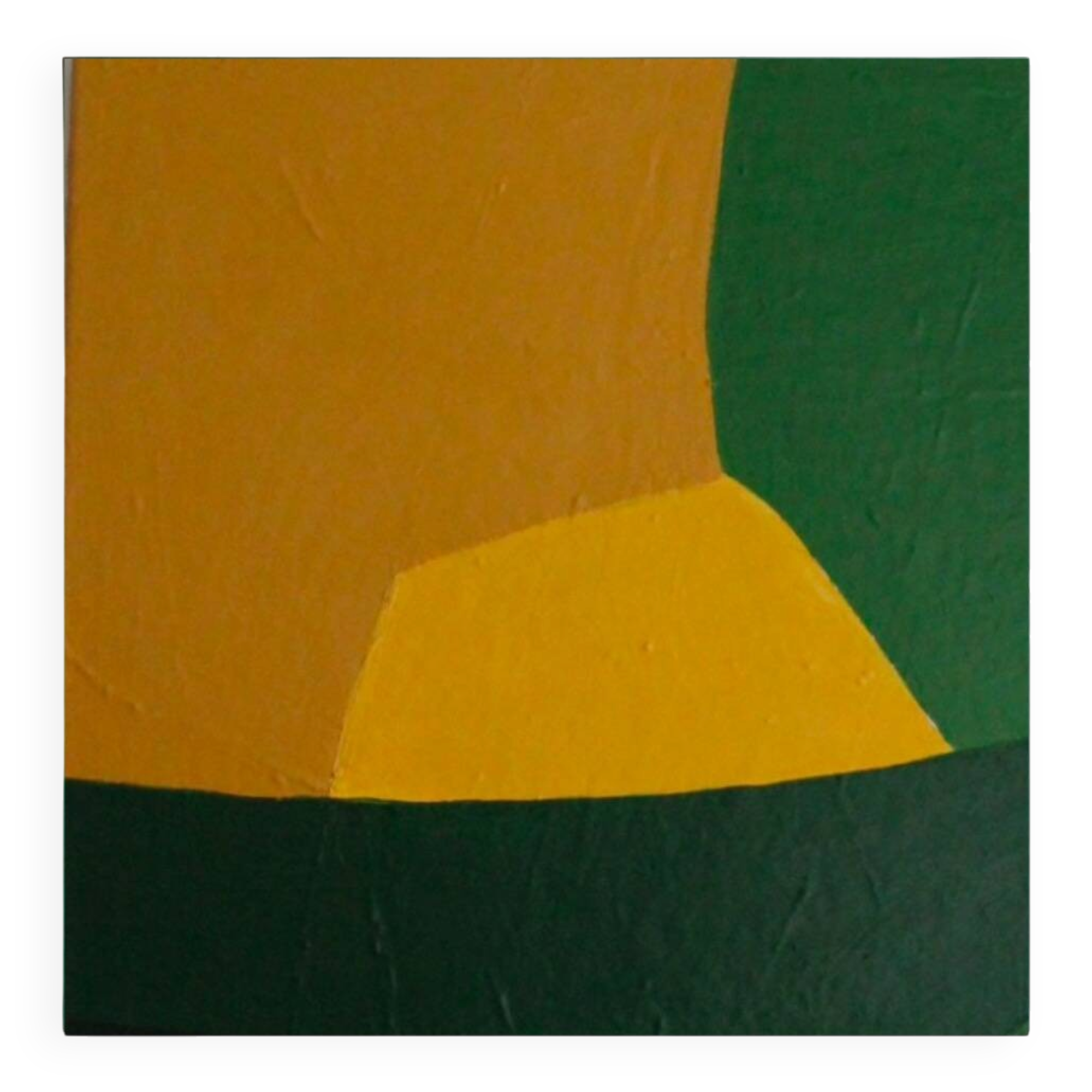 Peinture sur toile " the sun rises slowly" signée
