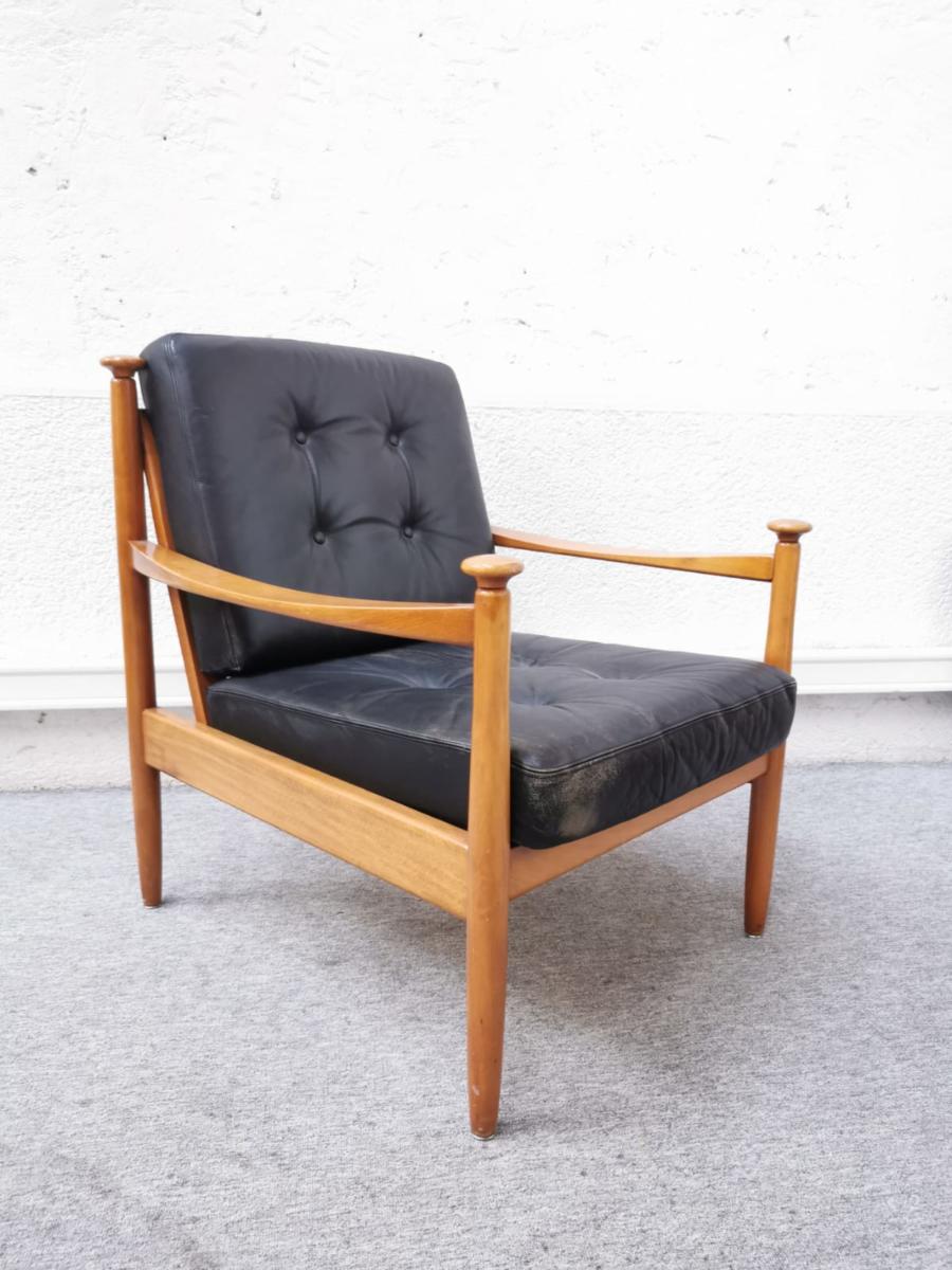 Danish leather armchair