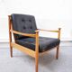 Fauteuil danois en cuir