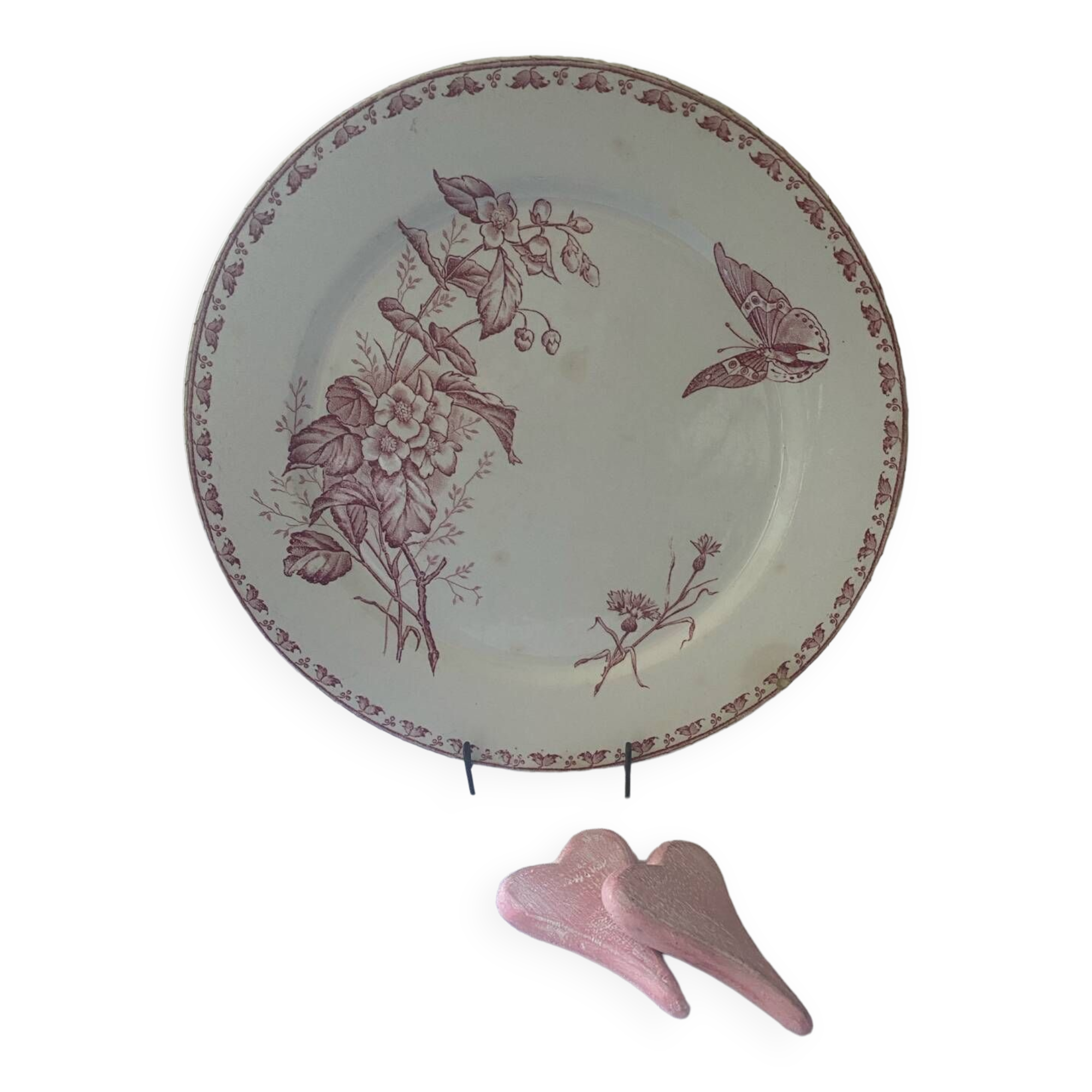 Carmen model flat plate stamped Sarreguemines