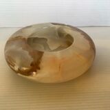 Round ashtray empty onyx pocket