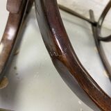 Rocking chair Chair in wood and Cannage from the 70s