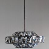 Crystal saucer chandelier by Kinkeldey, 1960s-70s