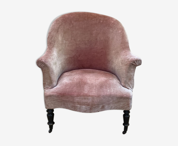 Fauteuil crapaud Napoléon III fin XIXème