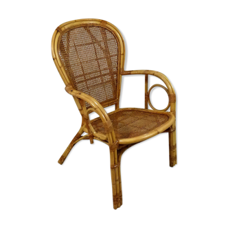 Rattan chair Italy 1970’s