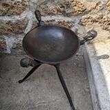 Tripod pocket emptier handcrafted African art ethnic tribal decoration