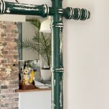 Antique mirror called Vintage patinated bamboo