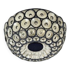 Grand plafonnier en verre - 1960