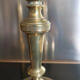 Pair of gilded bronze candlesticks