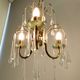 Postmodern Murano Glass Teardrop Chandelier in the Style of Venini, Italy