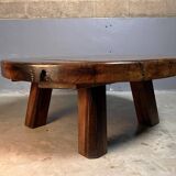 Brutalist Coffee Table Around Sleepers Rustic