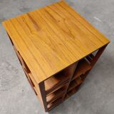 Vintage Scandinavian rotating bookcase