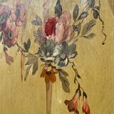 Paravent peint à la main 1910 art nouveau