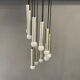 Tubular aluminum suspension 10 lights