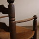 Low fireplace armchair