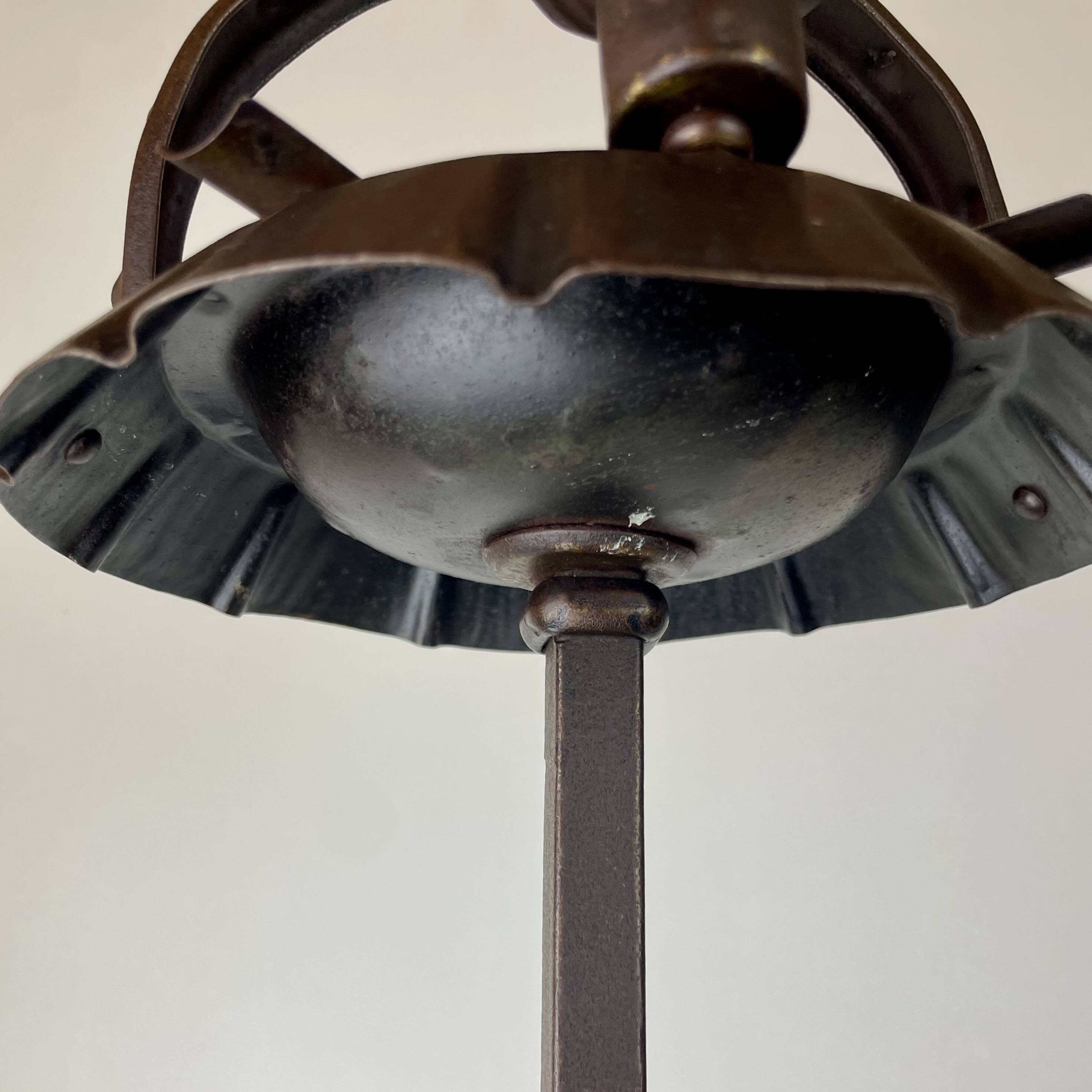 Arts & Crafts Standing Ashtray by Hugo Berger as Goberg, Germany, 1900s