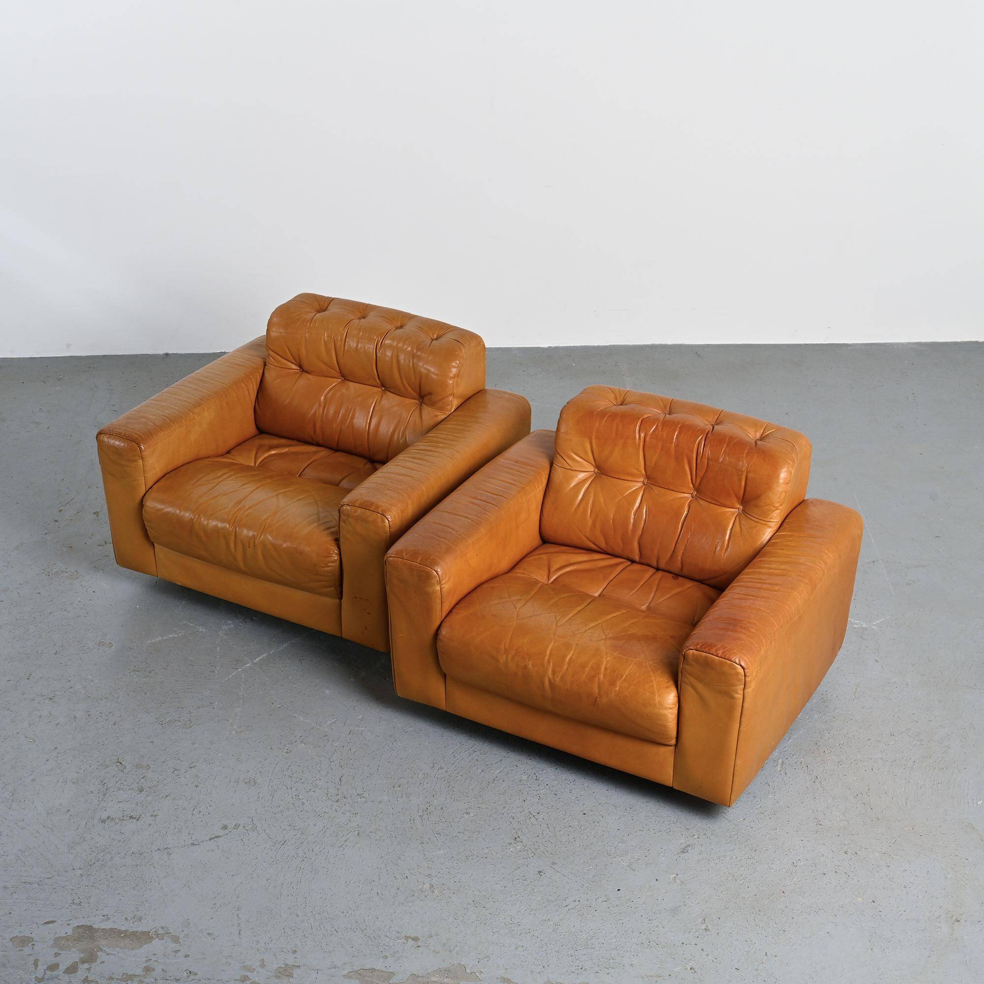 Paire de fauteuils DS-40 de Sede, Suisse, circa 1970