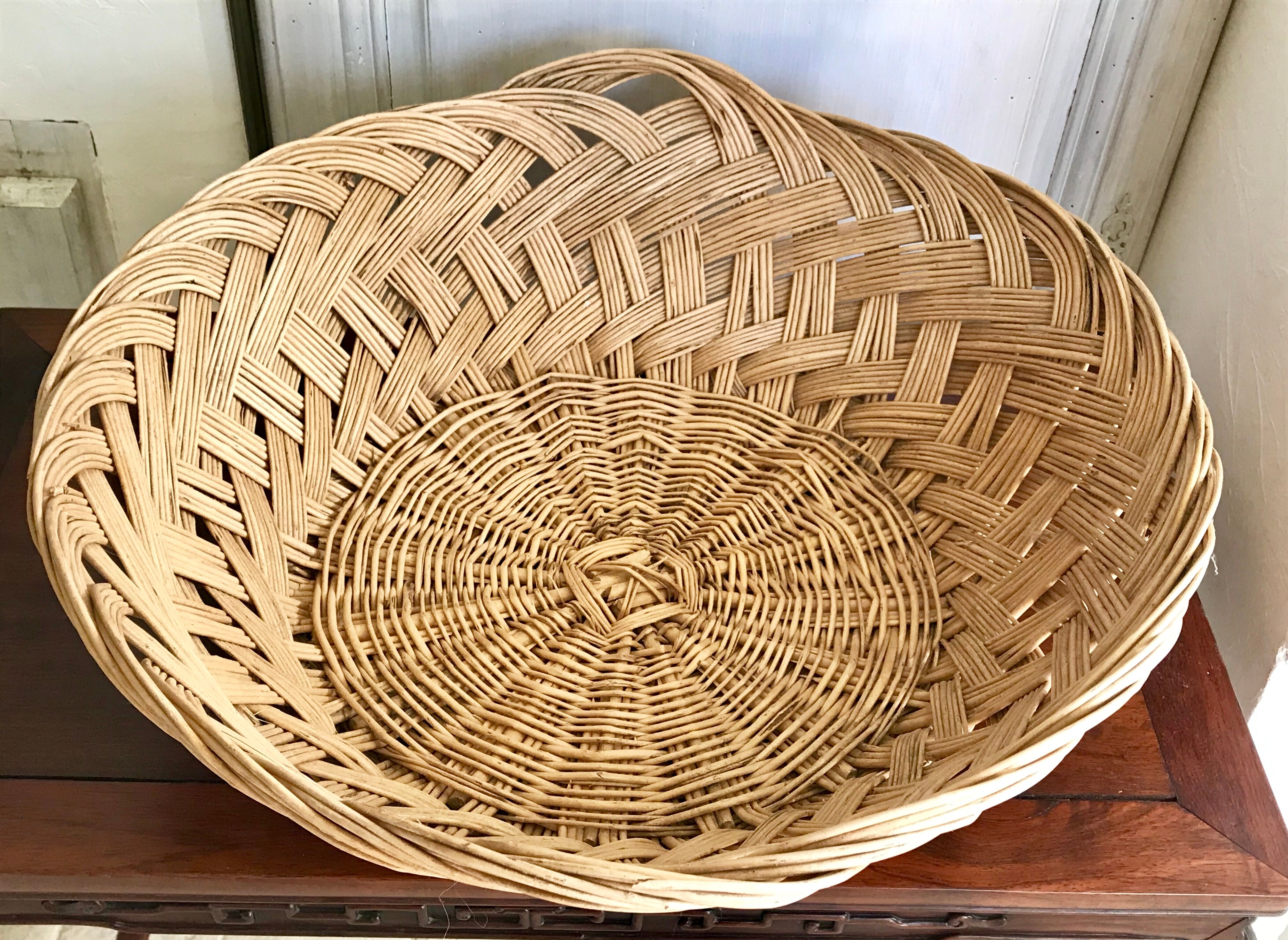 Wicker basket 55 cm