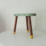 Vintage tripod bean stool from the 60s/70s