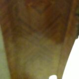 Low bronze marquèterie and marble top