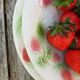 Strawberry plate and slip drainer Salins