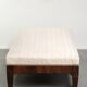 Antique French sofa from the 19th century in Empire style with a silk seat