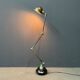 3 arm vespa green patina Jieldé lamp on cast iron base