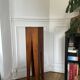 Large vintage wooden stool