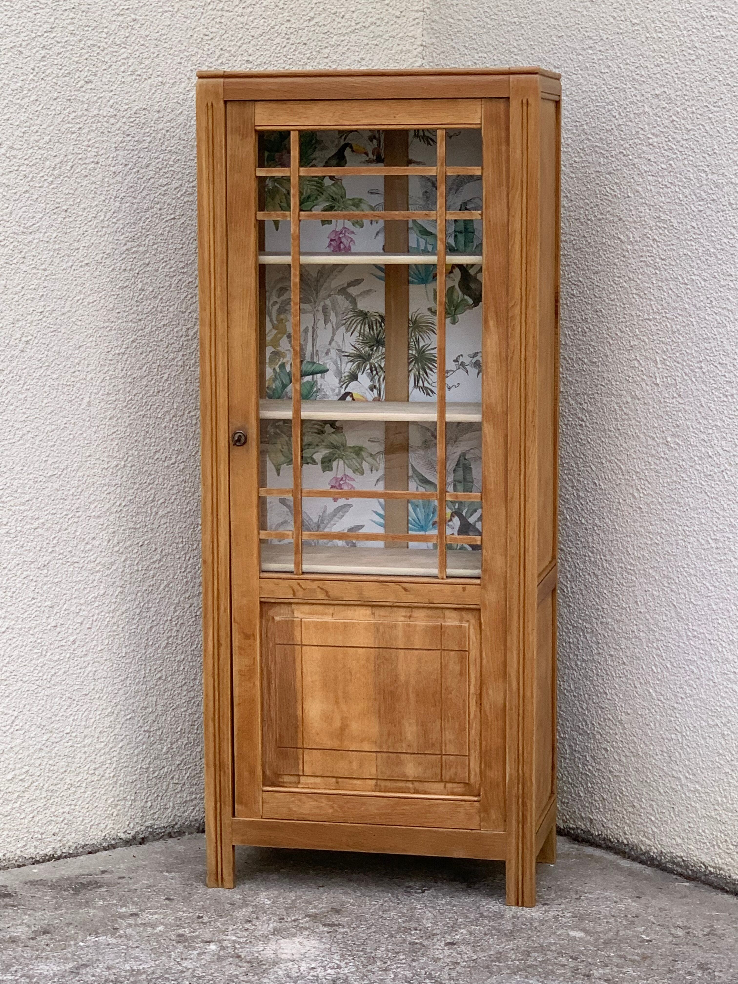 Parisian glazed wardrobe raw wood 1930