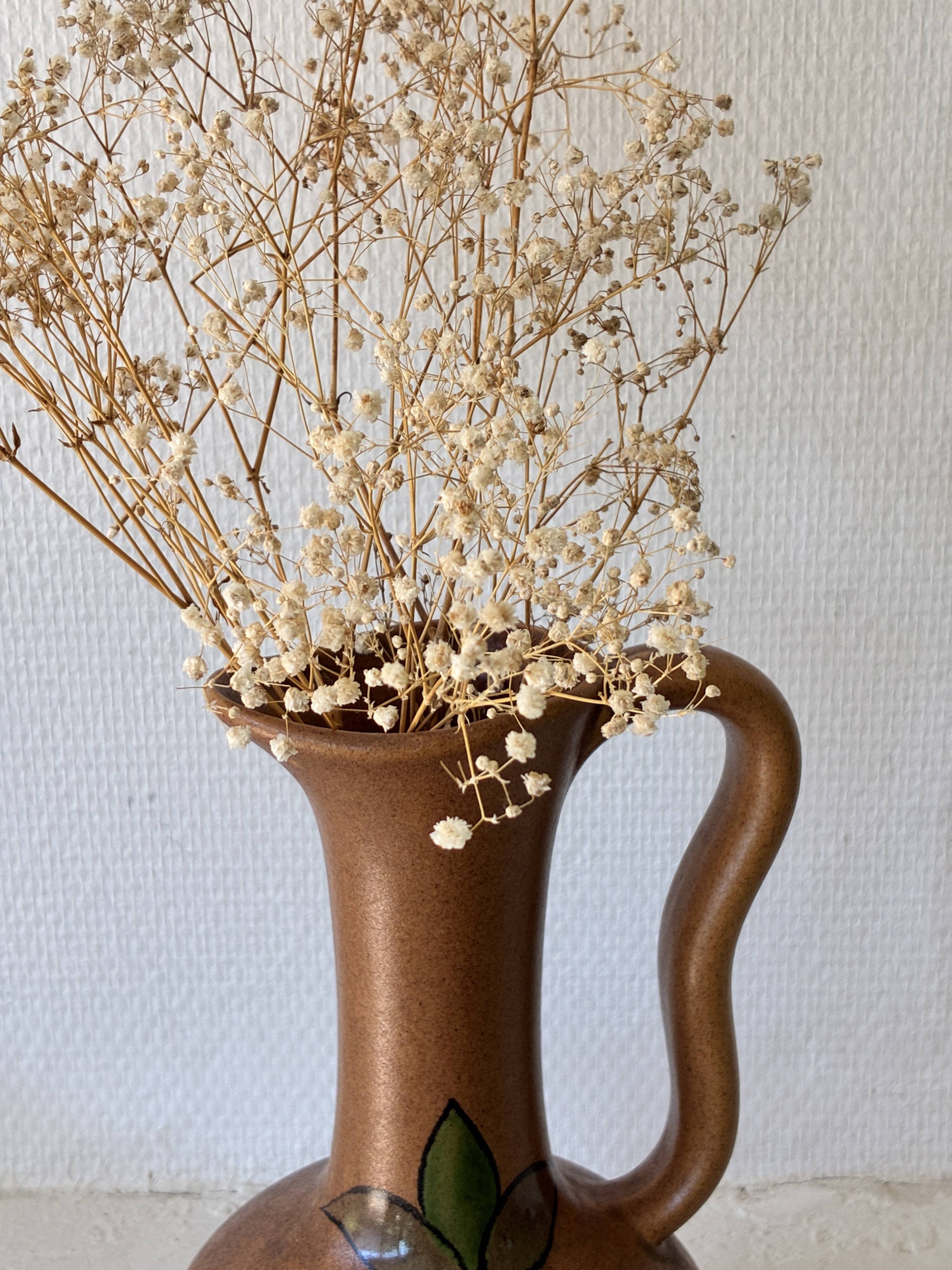 Vase cruche grès et céramique seventies
