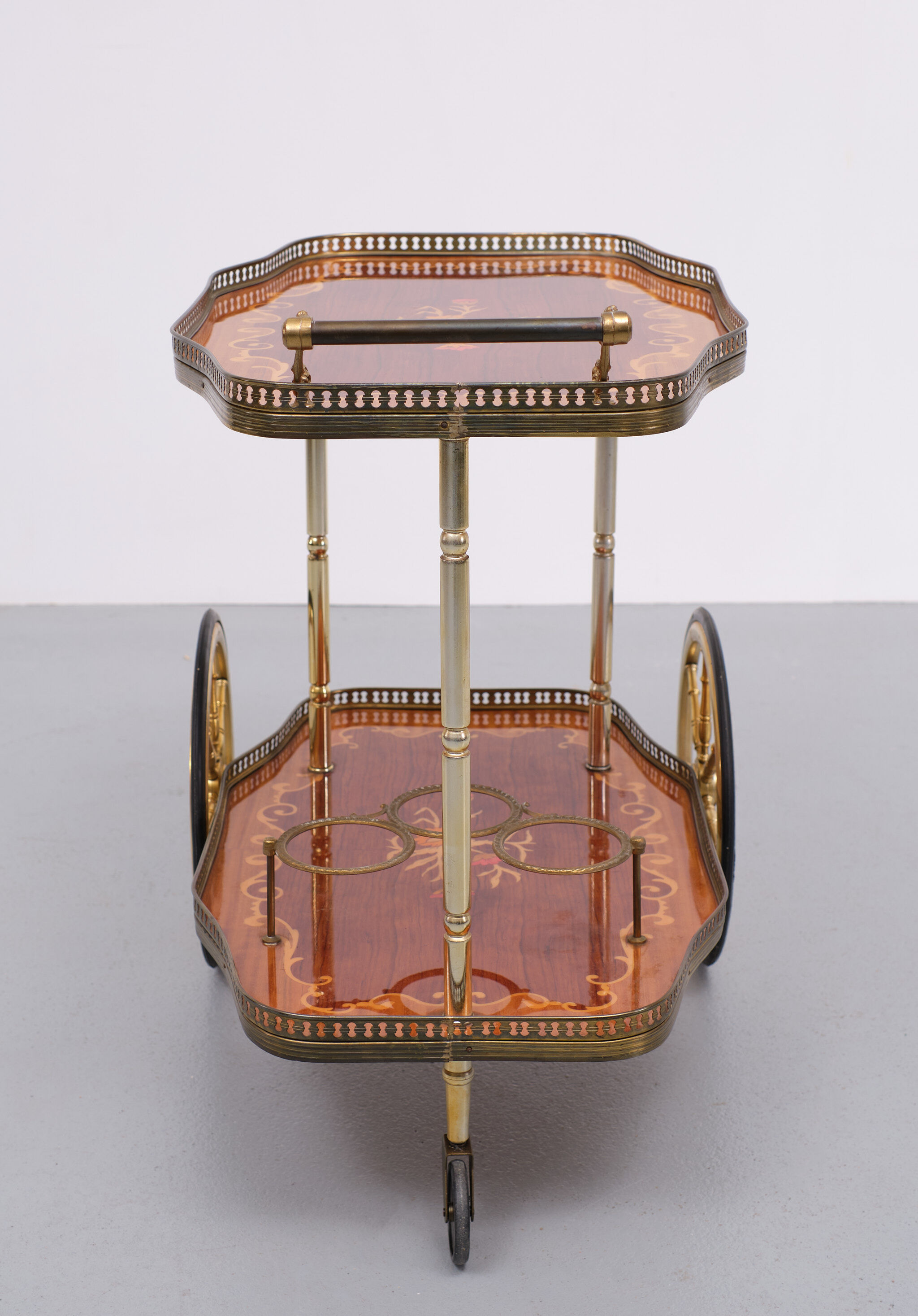 Vintage italian bar trolley, 1970s, italy