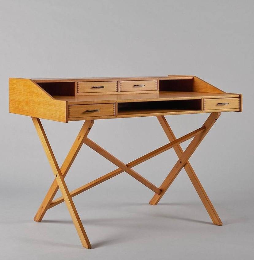 Cherry Desk Gianfranco Frattini for Caruati Cantieri, Italy, 1958