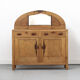 Buffet Art Déco des années 1930 avec miroir
