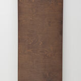 Scandinavian teak rectangular mirror - 101x41cm