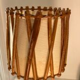 Lampe à poser rotin louis sognot
