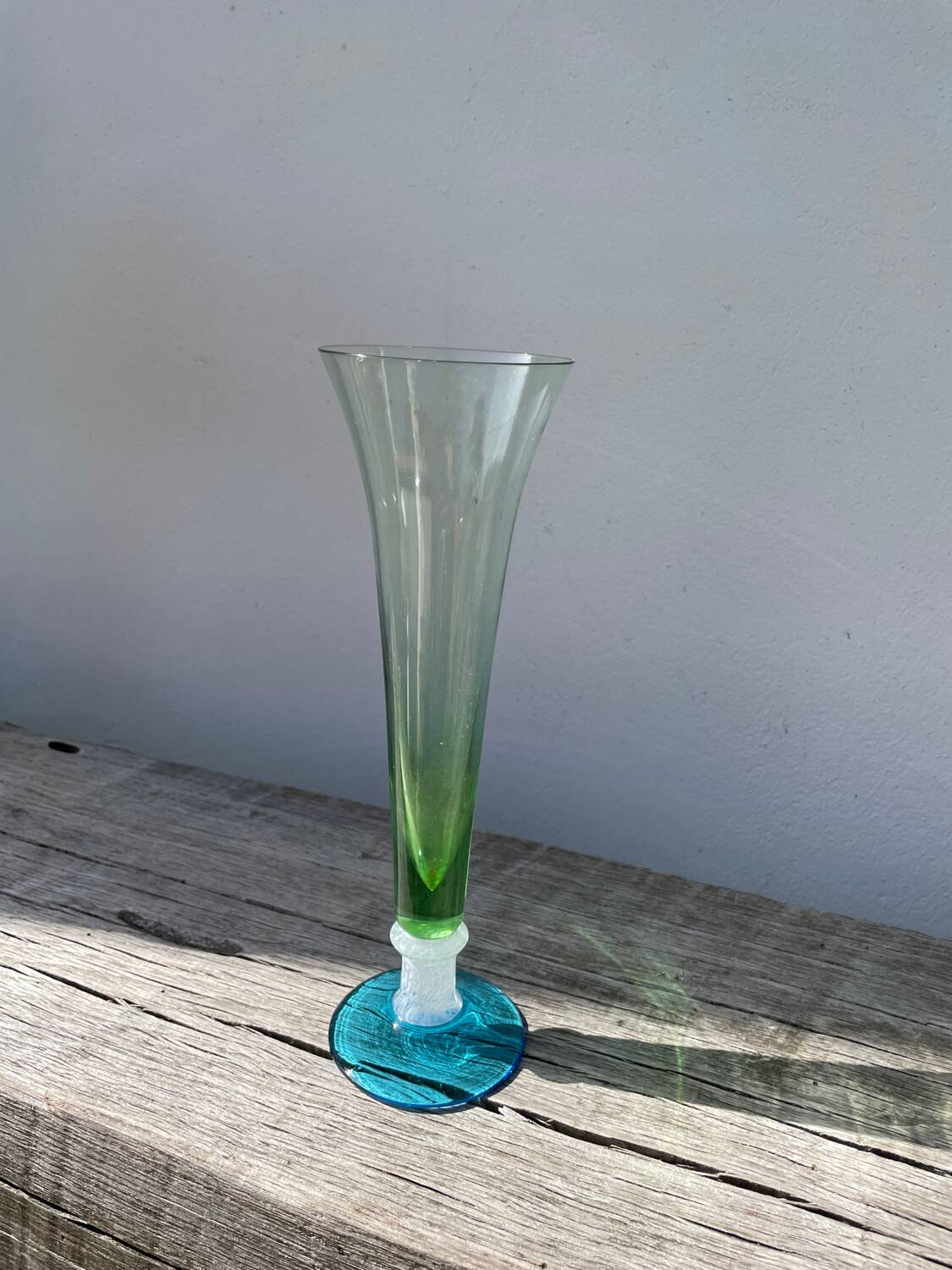 Multicolored Clichy glass vase