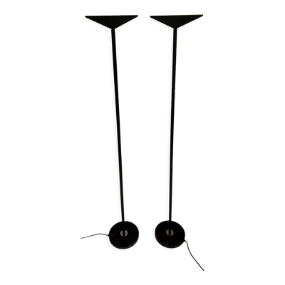 Paire de lampadaires modèle ''206863'' , Pierre Disderot pour Verre et Lumière, France 1980