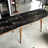 1960s adjustable and expandable dining table