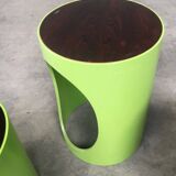 Mid-Century Modern Space Age Design Nesting Table Set by Opal, Germany, 1960s, Set of 3