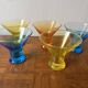 Set of 5 coloured dessert bowls Luminarc