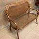 Children's sofa curved wood